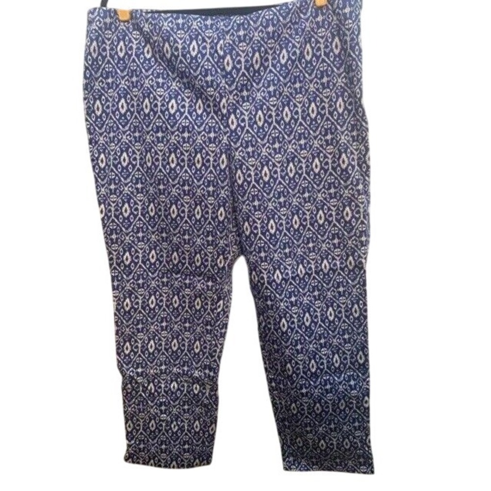 Charter Club Pant Shop Tummy Slimming Capri Blue Pants Women's 18 Classic Fit